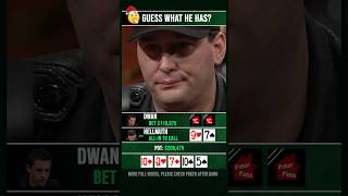 Guess what hand Tom Dwan has poker [upl. by Inalawi]