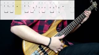 Cheryl Lynn  Encore Bass Cover Play Along Tabs In Video [upl. by Joli]