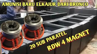 GAK BAHAYA TAH‼️ELKAJUR AUDIO tambah amunisi sumber Sewu box paratel speaker 4 magnet dari bronco [upl. by Ada]