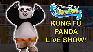 KUNG FU PANDAs Dragon Warrior Training  Pos Live Show at DreamWorks Waterpark in American Dream [upl. by Monahon421]