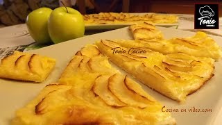 Tarta de Manzana con Hojaldre muy fácil  Tonio Cocina [upl. by Roxie]