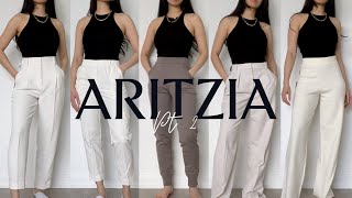 ARITZIA SPRING 2021 PT 2  TRYON  MORE TROUSERS PANTS amp JOGGERS [upl. by Eilojne420]