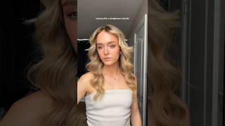 curling with a straightener gets the best curls 🫶✨ curlingwithastraightener hairtutorial [upl. by Eduard]