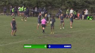 20231105  Durham College Mens Rugby vs Humber College  OCAA Semifinal [upl. by Aniez702]