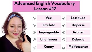 Advanced Vocabulary Builder Lesson 17 [upl. by Kramlich]