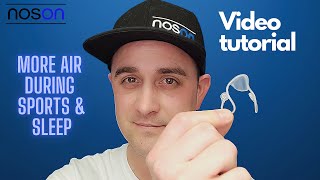 Noson Nasal Dilator  Video tutorial [upl. by Lennad]