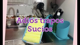 Como lavar los trapos de la cocina  Cómo limpio Vídeo 3  limpia conmigo Rutinas de aseo [upl. by Ermey]