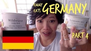 Emmy Eats Germany part 4  more German snacks amp sweets [upl. by Tav]