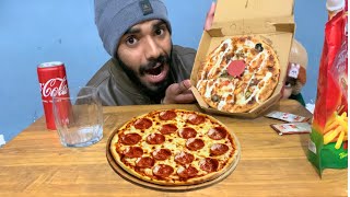 EATING CHEESIEST CROWN CRUST PIZZA  MUKBANG ASMR  Ab vlogs [upl. by Synned427]