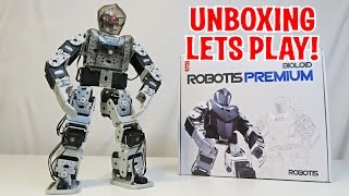 Unboxing amp Lets Play  BIOLOID Premium by ROBOTIS  Humanoid Fighting Robot FULL REVIEW [upl. by Notffilc375]