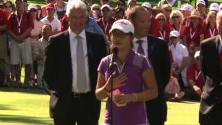 2013 CN Canadian Womens Open  Closing Ceremonies [upl. by Asaeret756]