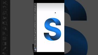 Creative Letter S Design in Adobe Illustrator  logodesign Shortquot [upl. by Yessej]