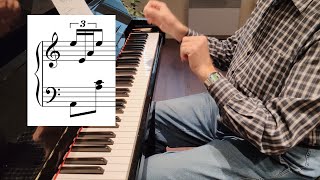 How to practice Movements articulations rhythm exercises Sibelius Etude op 76 n° 2  bars 14 [upl. by Kristen276]