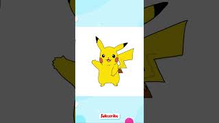 How to Draw a Pikachu  Pikachu Drawing  Pokemon Drawing [upl. by Imray414]