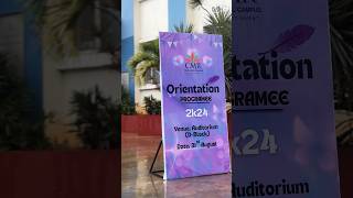 CMR TECHNICAL CAMPUS ORIENTATION DAY 2K24 cmrg btech youtubeshorts orientation [upl. by Garth]