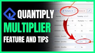 How to use Multiplier Feature in Quantiply  New Updates [upl. by Hannover484]