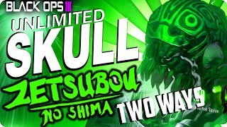 BO3 Zombie GlitchesquotZetsubou No Shimaquot Two Ways To Get Unlimited Skull Of Nan Sapwe  Black Ops 3 [upl. by Day971]