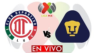 TOLUCA VS PUMAS EN VIVO  LIGA MX APERTURA 2024  JORNADA 11  DONDE VER EN VIVO [upl. by Ecille452]