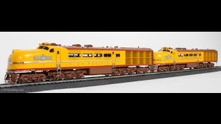 Overland Models Union Pacific Experimental Steam Turbines 1 amp 2 in HO [upl. by Quin42]