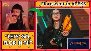 Florescent Joins APEKS Rossy responds to C9  Tarik Reacts To Reddit [upl. by Silliw]