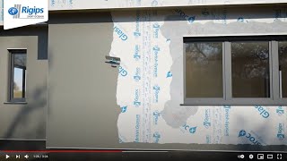 FassadenputzBeschichtung mit Rigips Glasroc X für Außenwände im Holzbau  Verarbeitungsrichtlinien [upl. by Ettenrahc]