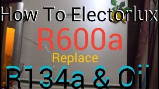 How To R600a Replace R134a Oil Change amp Gas ChargeIn UrduHindiBy Izhaar Khan [upl. by Thelma]