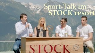 Gipfeltreffen der Spitzenathleten  STOCK resort beim 2 Sport Talk am 13052015 in Finkenberg [upl. by Kalmick]