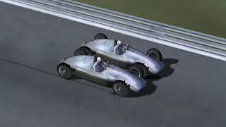 Cisitalia 360 Grand Prix RFactor mod Monza duel [upl. by Laughlin]