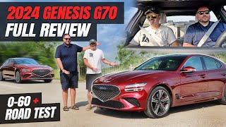 2024 Genesis G70 25T  Camry Money  BMW PERFORMANCE  060  Road Test [upl. by Nirac]