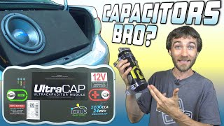 The TRUTH About Car Audio CAPACITORS Testing a CHEAP 12v Capacitor VS IOXUS UltraCap Supercapacitor [upl. by Lari]