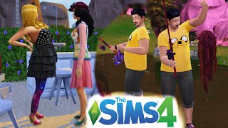 24 The Sims 4  Amanda w ciąży a Arnold na rybach Ukryta polana [upl. by Illa819]