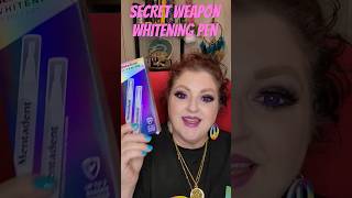 SECRET WEAPON TO TEETH WHITENING 🤍🤍 MENTADENT Whitening Gel Pens [upl. by Yseulta]