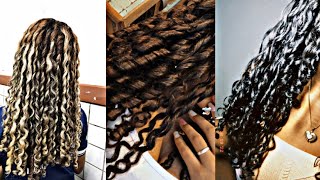 ✨ finalização tesourinha para cabelo cacheado ✨ [upl. by Suivatra]