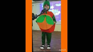 Childrens Day Program The Little Flower NampP School  Fancy dress by KG Orange🟠 Fruit [upl. by Tristas]