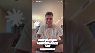 Fedez furioso su Instagram con la stampa italiana per il concerto a Ozieri ecco perchè [upl. by Nairot]