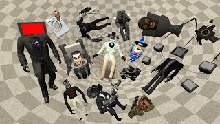 🌌 FUNNEL MK2 MECHA TV MAN V20 VS SKIBIDI TOILET CLAW V20 AND OTHER BOSSES SPARTAN KICKING In GMOD [upl. by Ramirol]