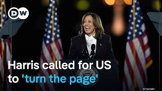 Kamala Harris delivers closing argument in Washington DC  DW News [upl. by Solram996]