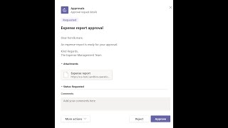 Using Microsoft Teams to approve workflow work items from Dynamics 365 Finance and Operations [upl. by Ekud]