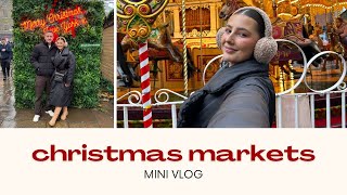 Christmas Market Vlog  Mini vlog Food Primark Haul❤️ [upl. by Aralc32]