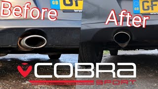 Corsa D 12 Cobra Exhaust Comparison [upl. by Yerffeg]