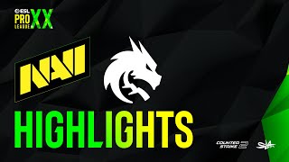 ХАЙЛАЙТЫ Natus Vincere vs Team Spirit  КРИВОЙ ЭФИР  ESL Pro League Season 20 [upl. by Ecreip]