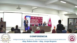 1ª Parte  Conferencia sobre la IA en el Derecho y Principios Rectores del Proceso Penal Adolescente [upl. by Hirsh]