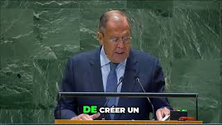 LAVROV MILITE POUR LA FIN DES VIOLENCES EN PALESTINE [upl. by Ordnaxela942]