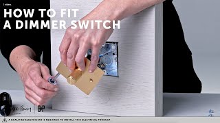 HOW TO  Fit a Dimmer Switch  UK [upl. by Aihsenal]