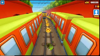 Compilation PlayGame Subway Surfers  Subway Surf 2023 On PC Non Stop 1 Hour HD [upl. by Eimmak]