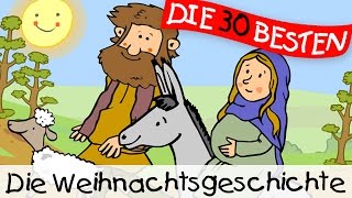 Die Weihnachtsgeschichte  Weihnachtslieder zum Mitsingen  Kinderlieder [upl. by Teirrah]