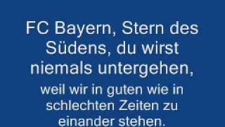 Fc Bayern Stern des südens Lyrics [upl. by Hamlen]