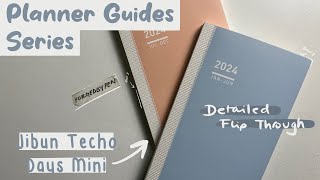 Kokuyo Jibun Techo Days Mini  Detailed Planner Flip Through  Planner Guides Series [upl. by Nemajneb215]