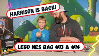 Lego Build NES 71374 Bag 13 amp 14  Harrison is BACK [upl. by Nnylsaj]