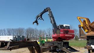 2009 Prentice 2384 Knuckleboom Loader Demo [upl. by Joelie694]